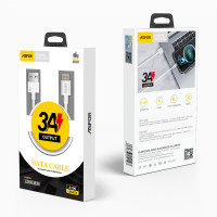 Кабель Aspor A106 USB – Lightning (3A/1.2м)- белый
