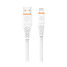 Кабель Aspor A126 Quick Charge USB – Lightning (6A/1м)- білий