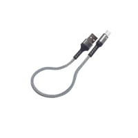 Кабель Aspor A162 Fast Charge USB – Micro (3A/0.3м)- графитовый