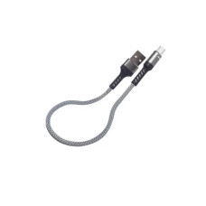 Кабель Aspor A162 Fast Charge USB – Micro (3A/0.3м)- графитовый