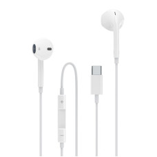 Наушники с микрофоном Aspor A237 EarPhone Type-C- белый