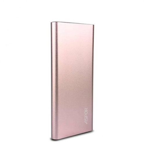 Портативний зарядний пристрій (Повербанк) Aspor A383 10000 mAh- рожеве золотий