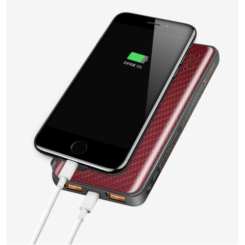 Портативний зарядний пристрій (Повербанк) Aspor A359 PD 10000 mAh- червоний