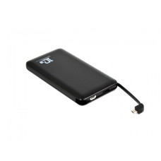 Портативний зарядний пристрій (Повербанк) Aspor A338 10000 mAh- чорний