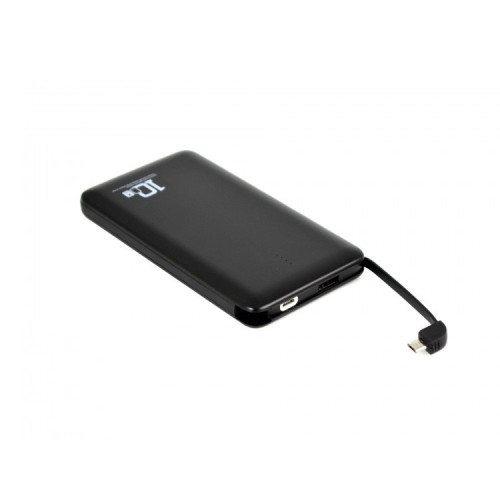 Портативний зарядний пристрій (Повербанк) Aspor A338 10000 mAh- чорний