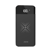 Портативний зарядний пристрій (Повербанк) Aspor A361W PD 10000 mAh- чорний