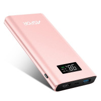 Портативное зарядное устройство (Повербанк) Aspor Q388 10000 mAh- розовое золото