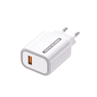 Сетевое зарядное устройство Aspor A803 (USB/18W)- белый