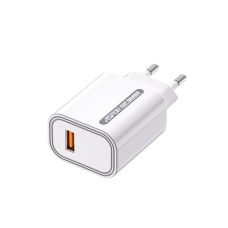 Мережевий зарядний пристрій Aspor A803 (USB/18W)- білий