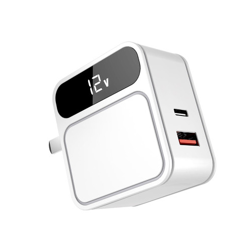 Мережевий зарядний пристрій Aspor A835 PD (USB/USB-C/3A)- білий