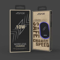 Бездротовий зарядний пристрій Aspor Wireless Charger A522 (5V/2A)- чорний