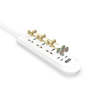 Сетевой фильтр Aspor A502 Auto Max (2.4A) 2м- черный