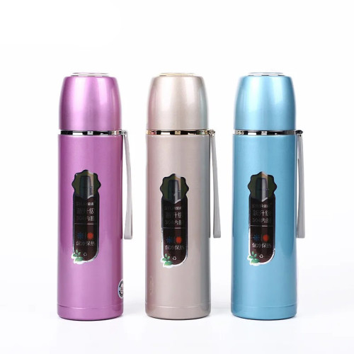 Термос 450ml Hoaor HX5955- голубой