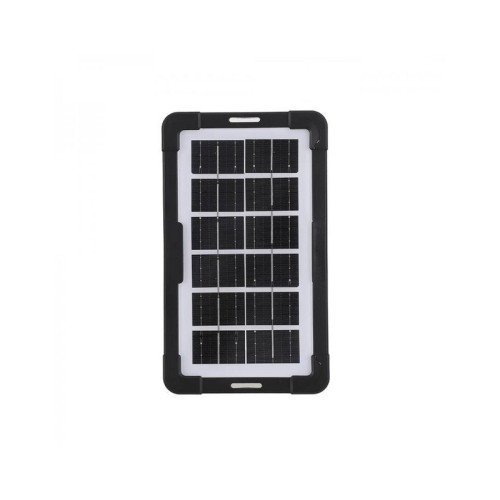 Ліхтар-світильник JA-2007 3в1 (PowerBank 5000mAh/2 лампочки/сонячна батарея/Type-C)- помаранчевий- чорний