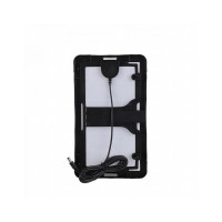 Фонарь-светильник JA-2007 3в1 (PowerBank 5000mAh/2 лампочки/солнечная батарея/Type-C)- оранжевый-черный