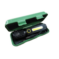 Ручний ліхтарик Police Police C71/C81-P50 + COB metal + акумулятор Li-Ion- чорний