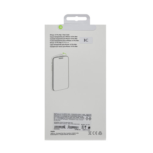 Чохол накладка Silicone Clear Case Full MagSafe для iPhone 14 Pro Max- deep purple