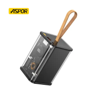 Портативное зарядное устройство (Повербанк) Aspor A365 Notebook Series 20000 mAh 65W (USB/Type-C)- графит