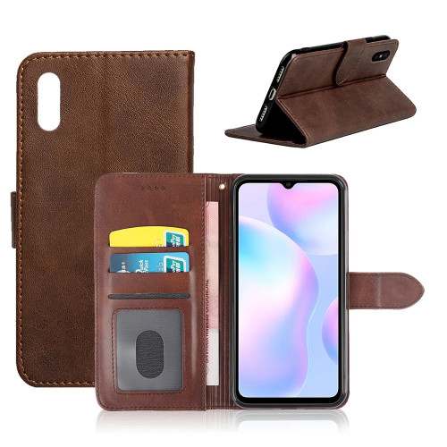 Чохол книжка Aspor Wallet Case для Xiaomi Redmi A1/A2- коричневий