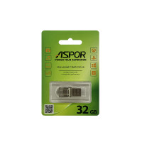 USB Flash Aspor AR104 Type-C 2.0 32GB- срібло
