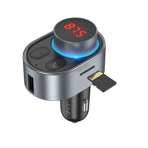 Bluetooth FM модулятор (трансмиттер) Avantis ACC16 PD30W- черный
