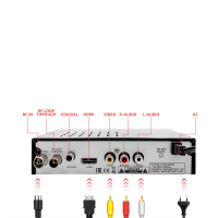Цифровой телевизионный приемник Aspor A603 (DVB-T2) – черный