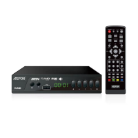 Цифровой телевизионный приемник Aspor A603 (DVB-T2) – черный