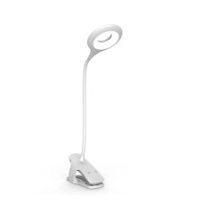Настільна лампа з акумулятором SB-830E LED Flexible Clip (700mAh/5V/5W)- білий