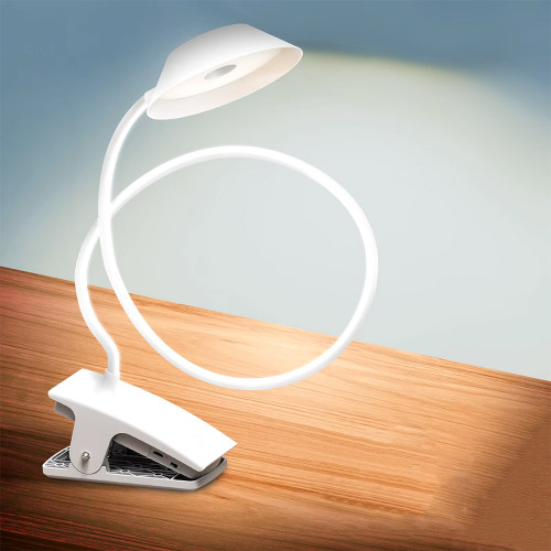 Настільна лампа з акумулятором SD-845Q LED Flexible Clip (700mAh/5V/4W)- білий