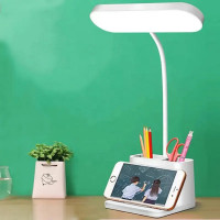 Настільна лампа з акумулятором та органайзером SB-825 LED Flexible (700mAh/5V/3W)- білий