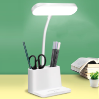 Настільна лампа з акумулятором та органайзером SB-825 LED Flexible (700mAh/5V/3W)- білий