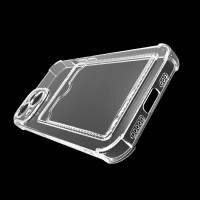 Чохол накладка Shockproof Card Slots для iPhone XR- прозорий