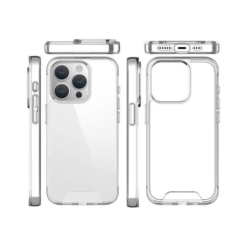 Чохол накладка Space Collection для iPhone 13 Pro Max- прозорий
