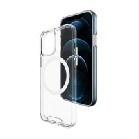 Чохол накладка Space Magnetic Wireless Charge для iPhone 15 Pro- прозорий