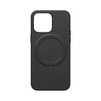 Чехол накладка Leather with MagSafe iPhone 12/12 Pro- black