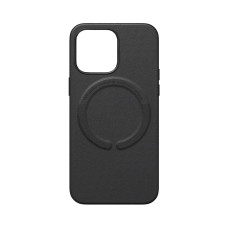 Чохол накладка Leather with MagSafe iPhone 14 - black