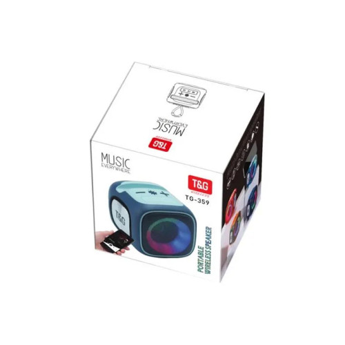 Bluetooth колонка TG359 + FM радио- синий