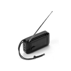Bluetooth колонка TG368 (FM радио, солнечная панель)- черный