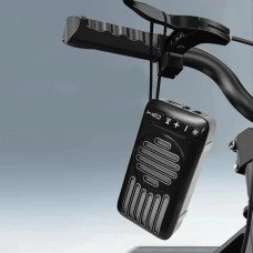 Bluetooth колонка TG368 (FM радио, солнечная панель)- черный