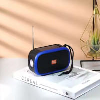 Bluetooth колонка TG632 (FM радіо, ліхтарик, сонячна панель)- голубий