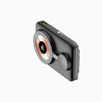 Портативний зарядний пристрій (Повербанк) Aspor A328 Magnetic Wireless 10000mAh + кабель Type-C/Lightning/Charge Apple Watch (USB/Lightning/Type-C/22.5W)- чорний