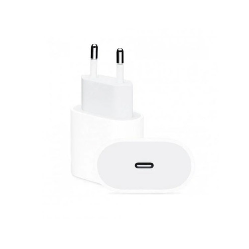 Мережевий зарядний пристрій 20W USB-C (A1692/A2347)- білий