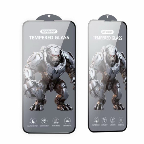 Захисне скло Topomax Box (Oleophobic) для iPhone 15 Pro Max/15 Plus- чорний