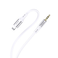 AUX кабель Jokade JA106 3.5мм – Lightning- белый