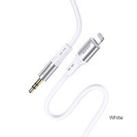 AUX кабель Jokade JA106 3.5мм – Lightning- белый