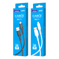 Кабель Jokade JA010 USB – Micro 3A/1м- черный