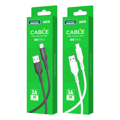 Кабель Jokade JA010 USB – Type-C 3A/1м- черный