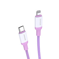 Кабель Jokade JA014 PD Type-C – Lightning 20W/1м- фиолетовый