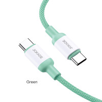 Кабель Jokade JA014 PD Type-C – Type-C 100W/1м- зеленый
