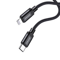 Кабель Jokade JA034 PD Type-C – Lightning 30W/1м- черный